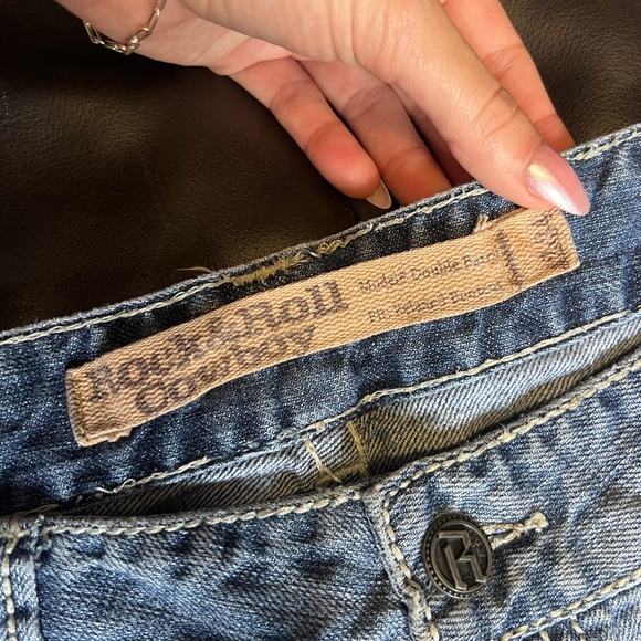 Rock & Roll Denim Men’s Relaxed Bootcut Jeans 42x34 - Picture 5 of 6